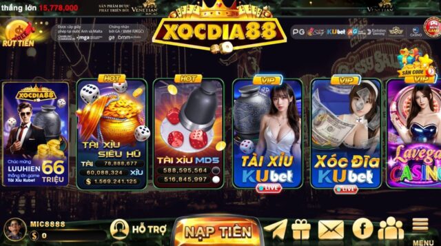 đại lý Xocdia88